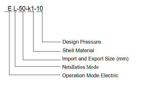 EL series self-cleaning filter model EL series self-cleaning filter model