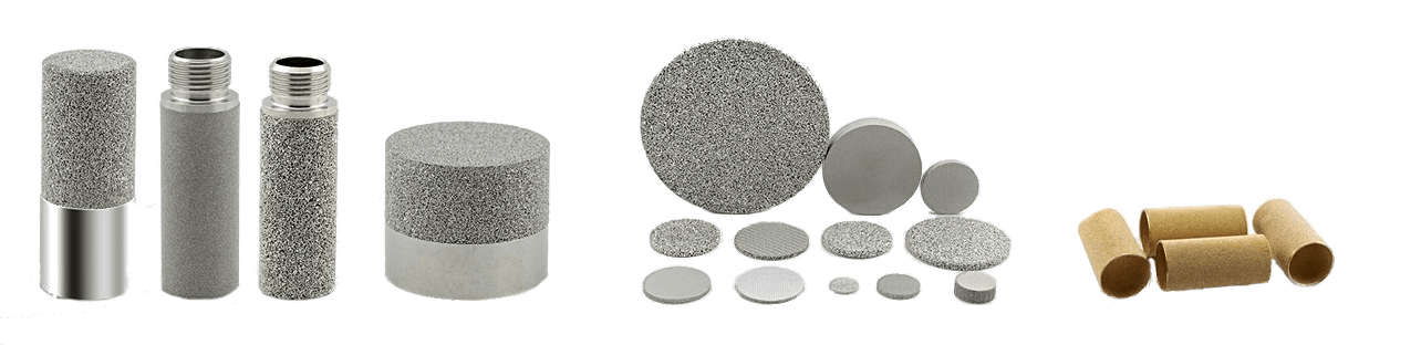 porous sintered powder products