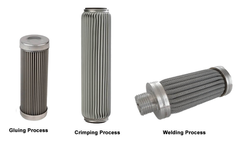 sintered metal mesh filter stainless steel mesh filter cartridge