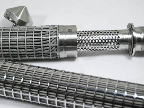 Industrial stainless steel metal filter element sintered metal filter elements