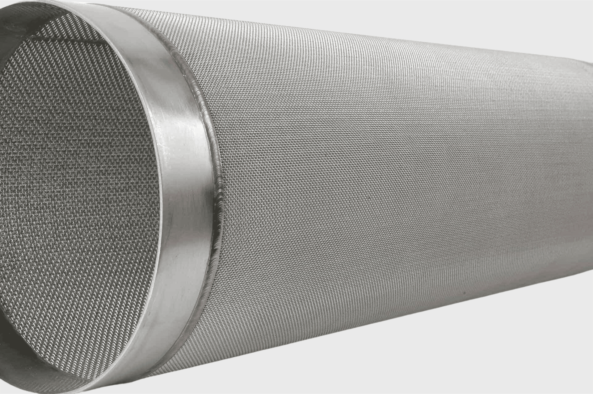Cylindrical sintered metal fiber filter 003