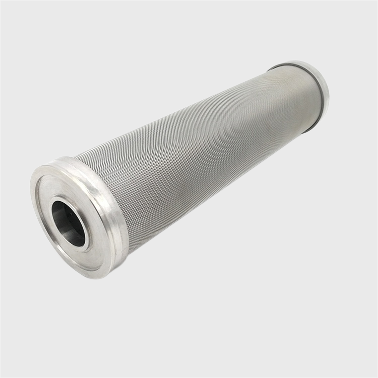 Cylindrical sintered metal fiber filter 006