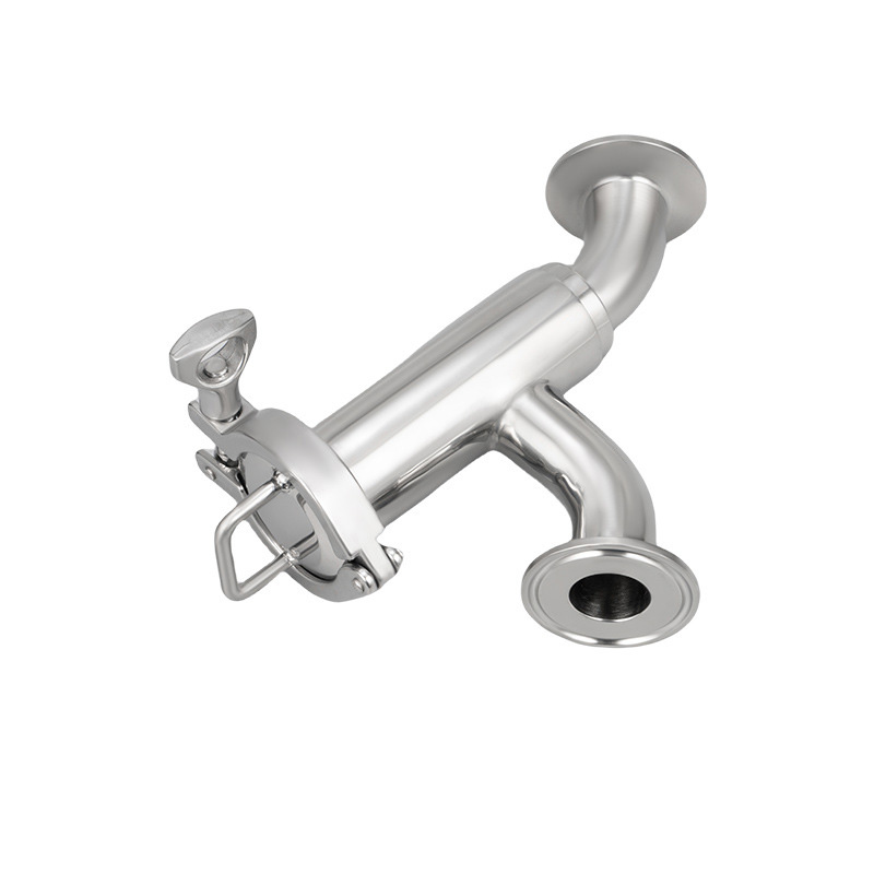 Welded Y-type strainer viewed from the service-cover side